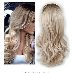 Brown to Ash Blonde wig